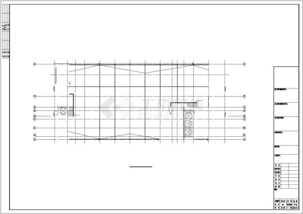 [贵州]12层框架结构办公楼结构图（含建筑图）-图二