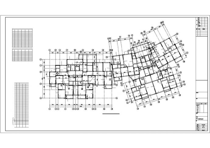 [湖北]33层剪力墙限价商品住宅楼结构图（含建筑图）_图1
