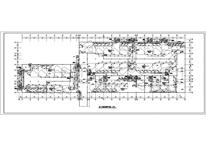 某地下三层大型汽车库通风设计施工图纸_图1