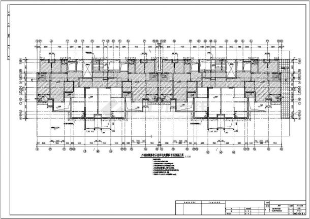 二十二层桩基础剪力墙结构住宅楼结构施工图（7度抗震）-图一