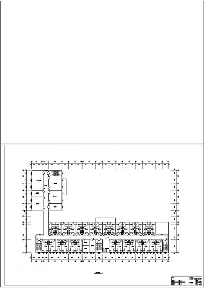 [富县]某敬老院建筑cad方案图（总面积9441.53㎡）_图1