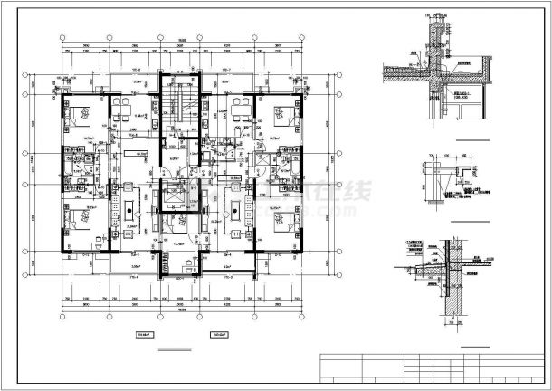 黑河某小区16层框支住宅楼建筑结构设计图（含计算书、pkpm模型）-图一