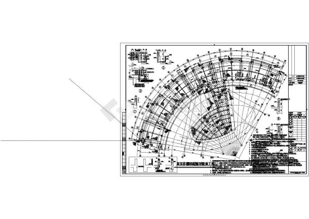 上海ABC三区多层框架结构图（含景观连廊）-图二