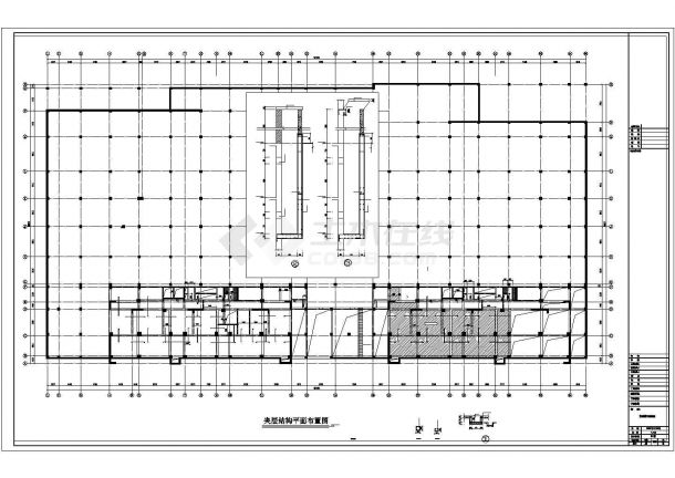 [商贸楼]32层框架剪力墙结构施工图（图纸很详细）-图一