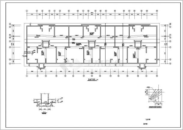 十一层条形基础剪力墙住宅结构施工图（7度抗震）-图二