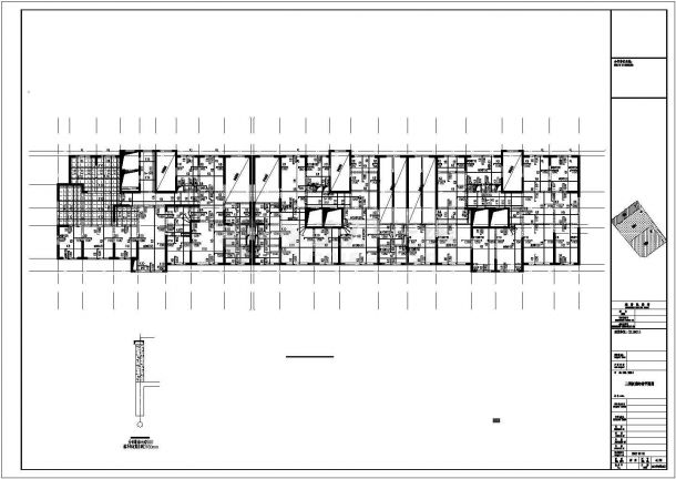 21层剪力墙商住楼及5层商业楼结构图（CFG桩）-图一