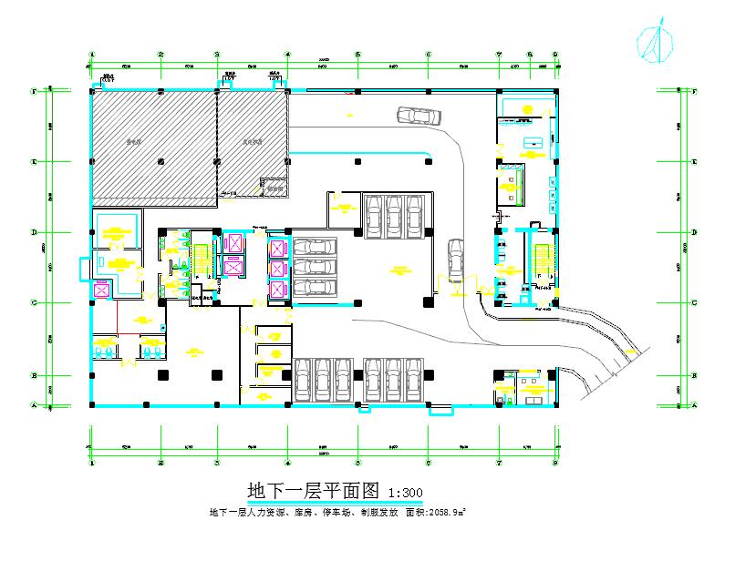 5星级酒店装修建筑布置基础图