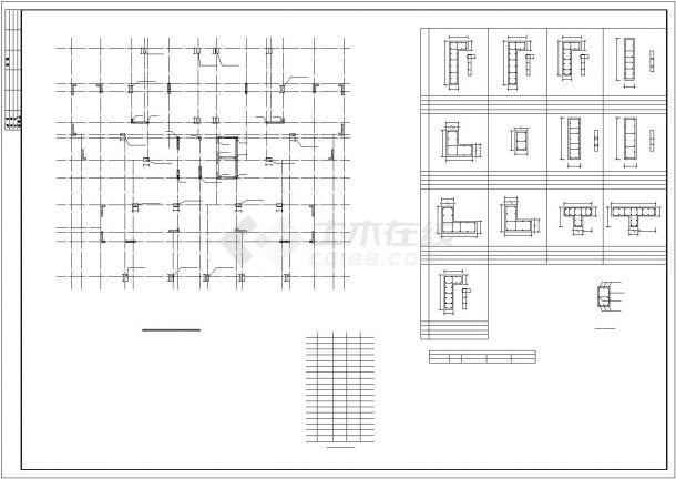 [广州]16层框剪结构住宅楼结构施工图（条形基础）-图二