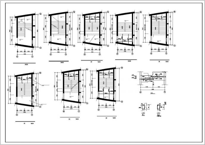 29层圆弧形框筒公寓式写字楼结构施工图_图1