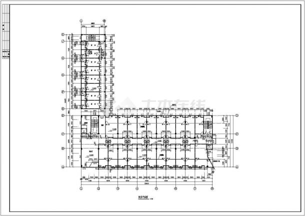 某六层旅馆建筑方案图（初设图、高24.8m）VIP-图二