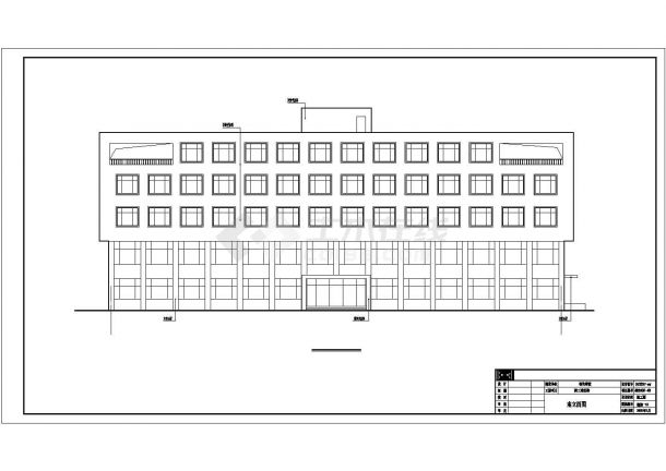 呼和浩特4012㎡五层（局部六层）框架结构餐饮培训楼结构施工图（含建筑图、审查意见）-图二