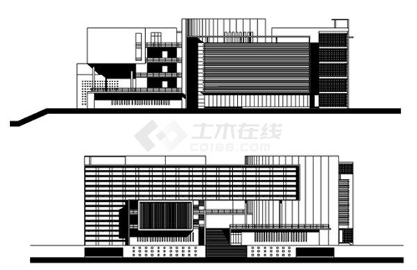 [深圳]某大学建筑系馆建筑cad方案图（含实景照片、初设图）VIP-图一