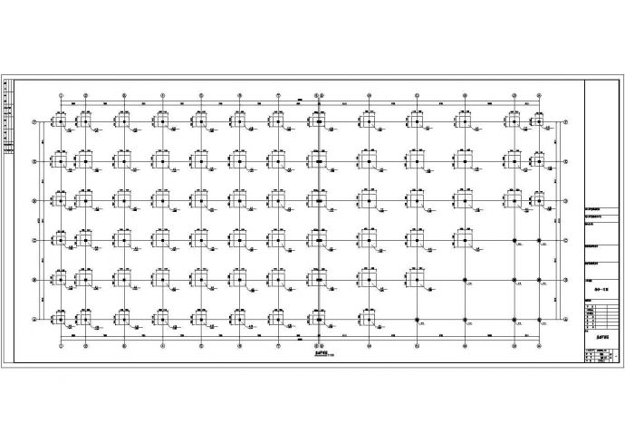 某地区三层框架结构车间设计施工图纸_图1
