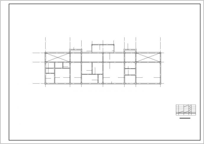 [甘肃]两层框架结构幼儿园结构施工图（含建筑图）_图1