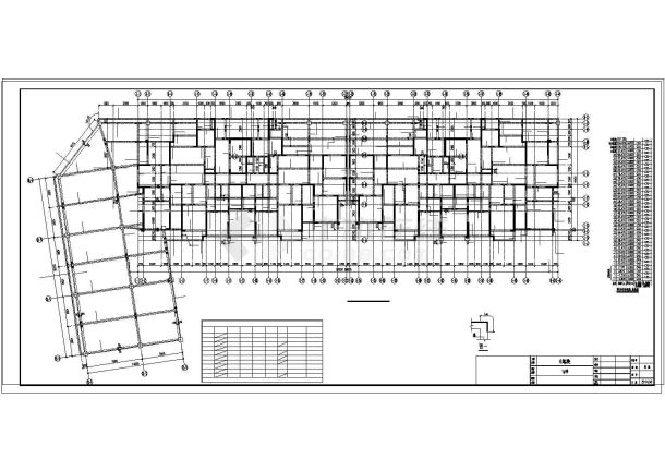 32层剪力墙住宅楼结构施工图（地下一层车库）-图一