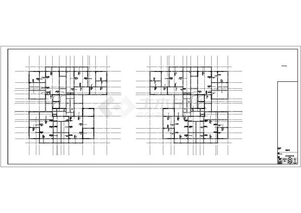十九层框剪住宅结构施工图(平法表示)-图二