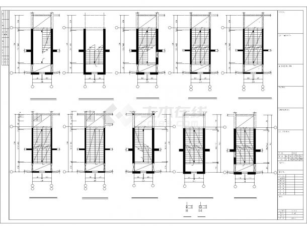 [32层剪力墙住宅结构施工图（平法图）-图一
