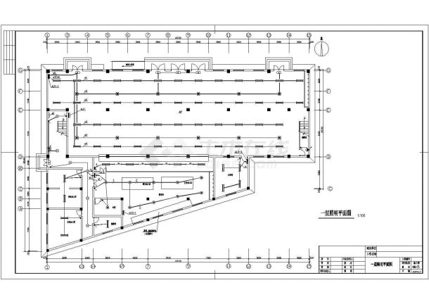 某矿区三层职工食堂电气设计施工图-图二