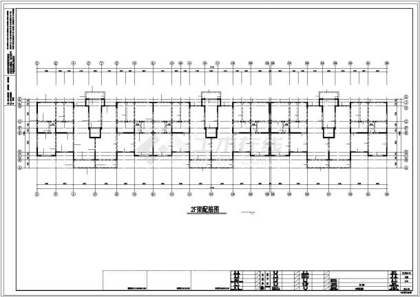 [江苏]八层剪力墙结构住宅楼施工图（含阁楼及PKPM计算图）-图一