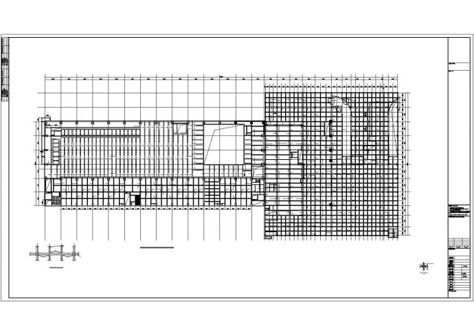 [北京]7层框剪结构试验楼改扩建工程结构图_图1