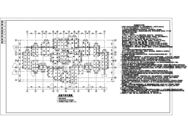 26层剪力墙住宅结构施工图(桩基)-图二