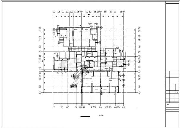 32层A级高层剪力墙住宅结构施工图-图二
