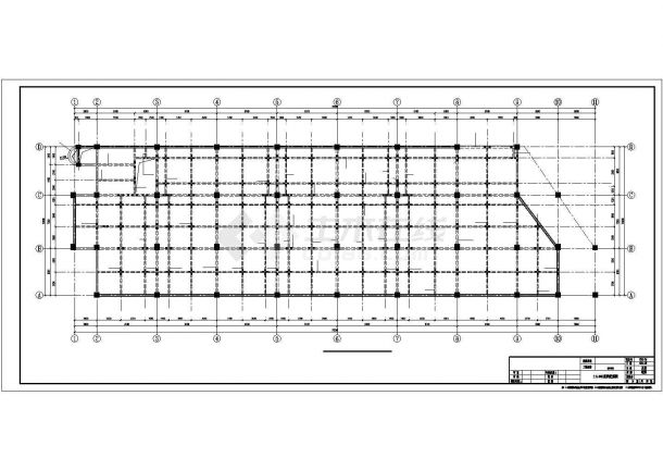 五层框架结构品商铺结构施工图-图二
