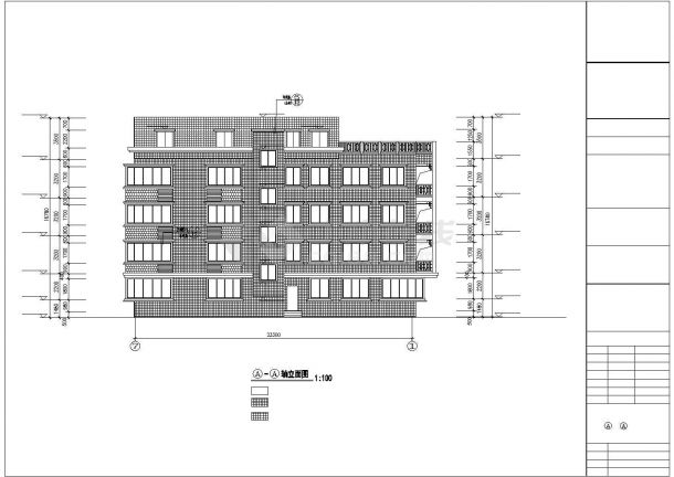 五层框架结构私人住宅施工图（含建筑图）-图一
