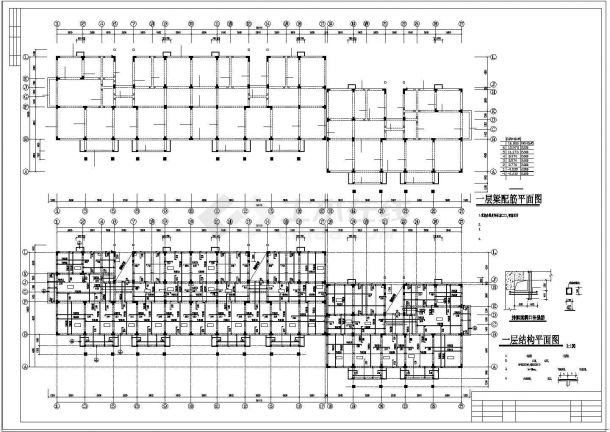 某异形柱框架住宅建筑结构设计图-图二