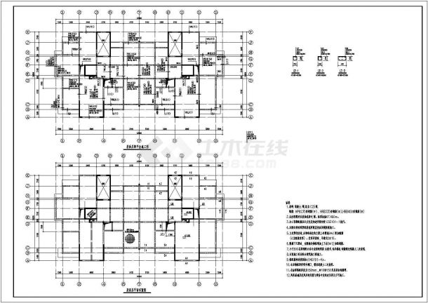 某16层剪力墙结构住宅楼结构设计施工图-图二