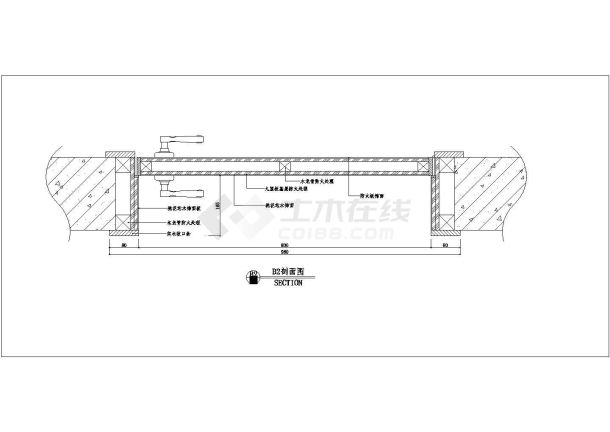 某地框架结构医院病房室内装修设计施工图-图二