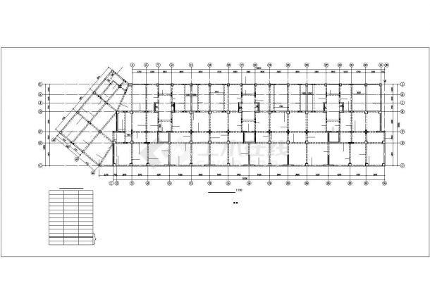 某11层框剪商住楼结构设计图-图一