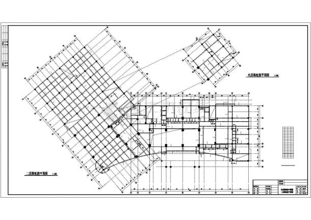 湖南某17层剪力墙结构四星级大酒店结构设计图-图二