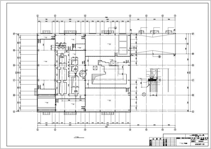 烟台某钢结构三层机械公司厂房结构设计图_图1