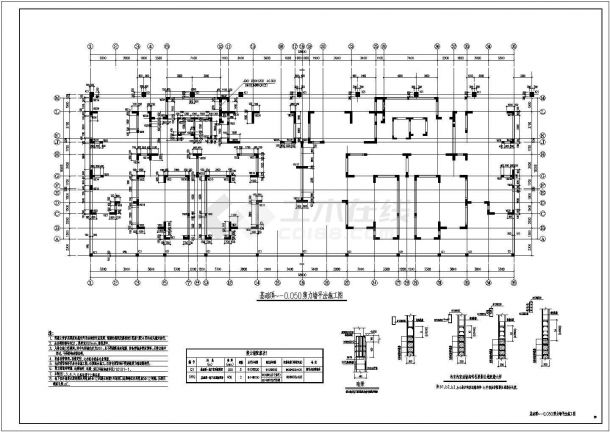 二十六层剪力墙CFG桩住宅结构施工图（6度抗震）-图二