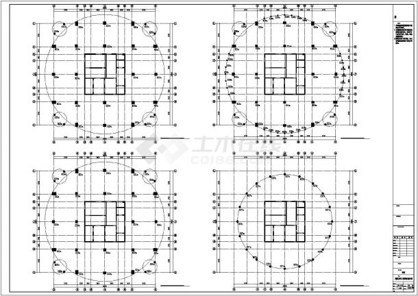 22层框筒结构酒店施工图（地下一层、裙房三层）-图一