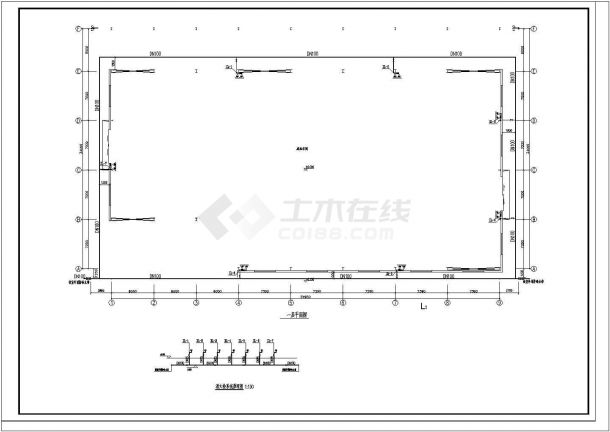 [湖南]饲料厂车间及科技综合楼给排水消防施工图-图二