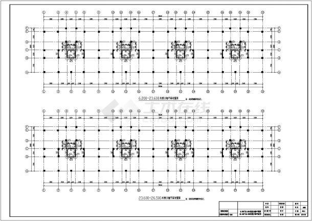 十一层桩基础框架结构住宅结构施工图（6度抗震）-图一