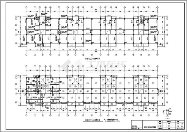 十一层桩基础框架结构住宅结构施工图（6度抗震）-图二