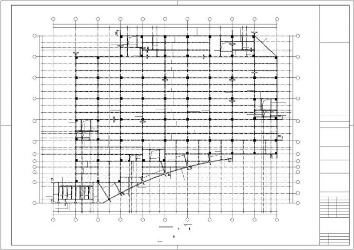 泰宁某五层框架结构厂房结构设计图_图1