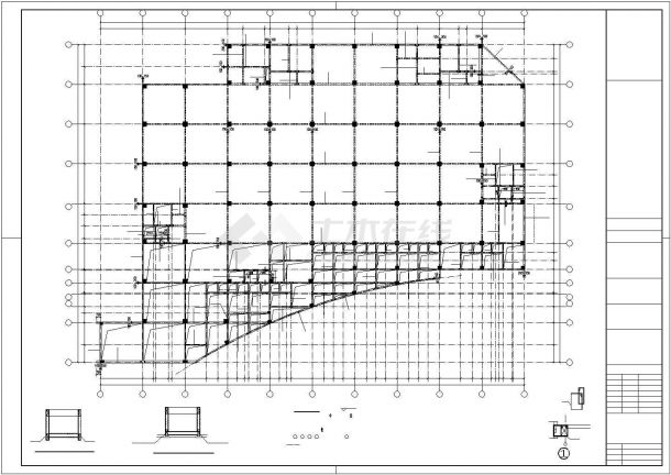 泰宁某五层框架结构厂房结构设计图-图二