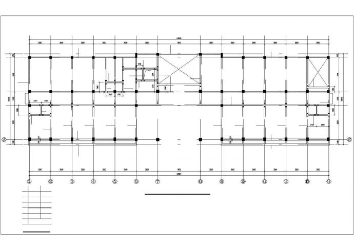 某多层框架实验楼结构设计CAD套图_图1