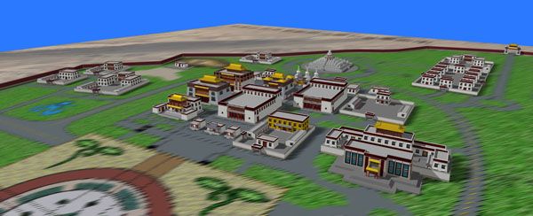 藏式寺庙建筑_图1