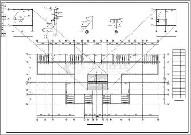 [湖南]某框支剪力墙结构27层住宅结构设计图-图一