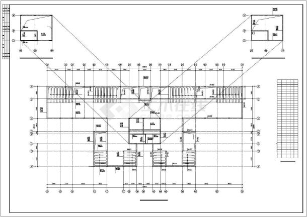 [湖南]某框支剪力墙结构27层住宅结构设计图-图二