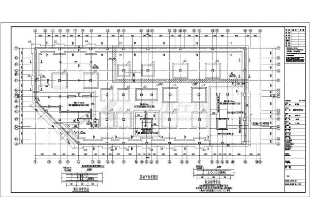四川某8层框架结构商住楼结构设计图-图二