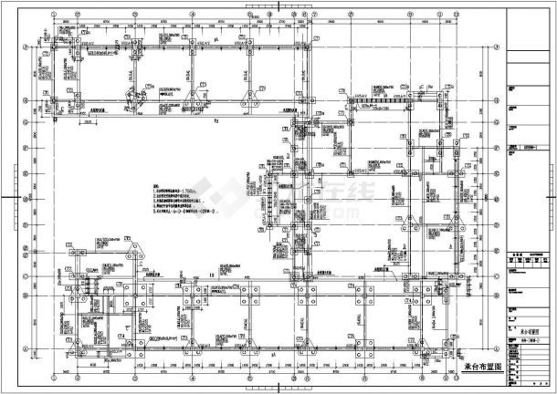 某五层框架结构教学楼结构设计图-图二