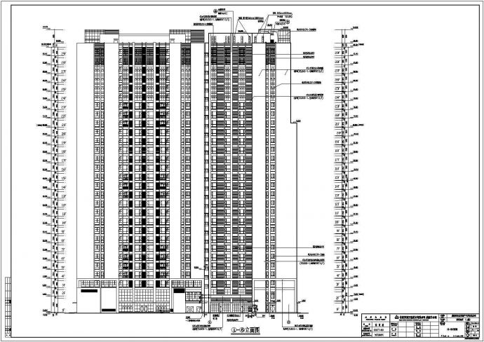 某地29层框剪结构办公楼建筑设计施工图_图1