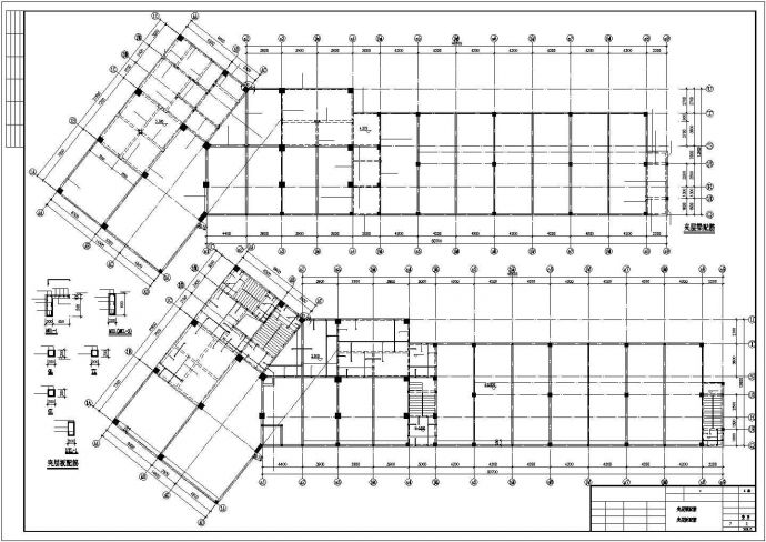 某框架结构14层宾馆结构设计图_图1