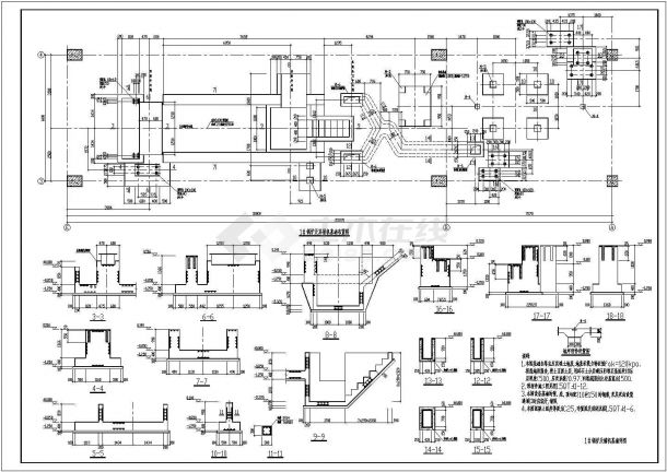 某地区锅炉房全套结构部分施工图纸-图二